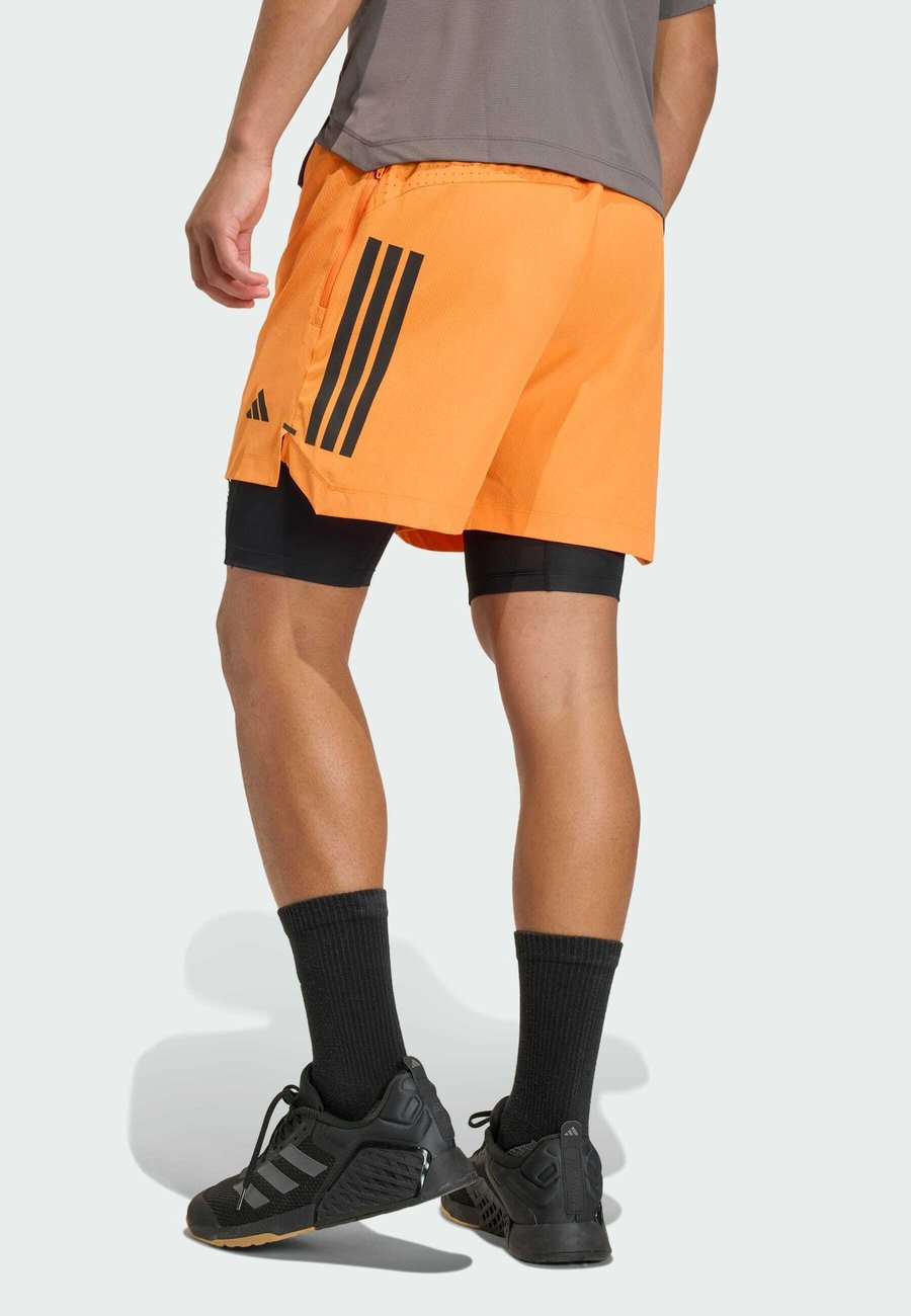 Спортивные шорты Adidas Performance D4T POWER 3 STRIPES, Pure Orange/Orange — фото 2