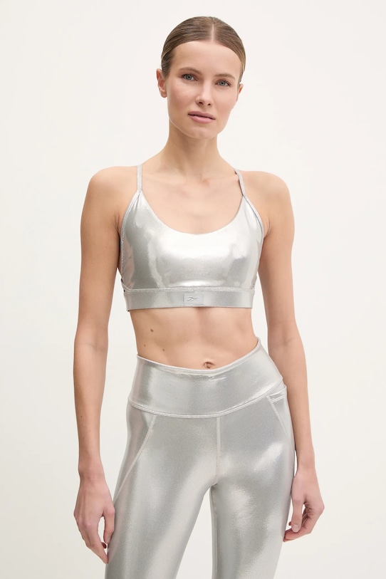 

Спортивный бюстгальтер LUX Collection Reebok, серебряный