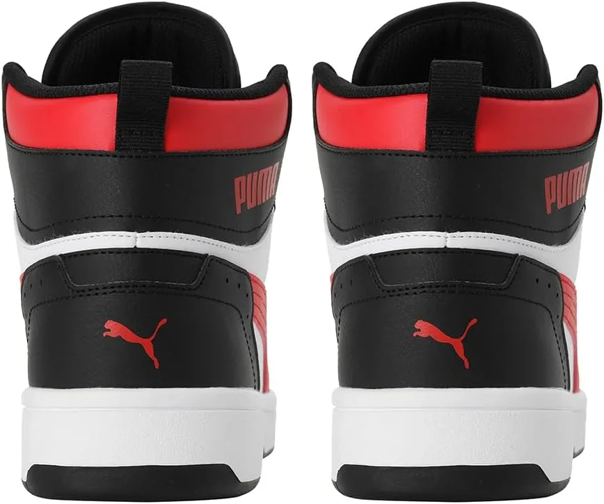 Кроссовки Puma унисекс Puma Rebound JoySneaker, белый/черный/красный — фото 4