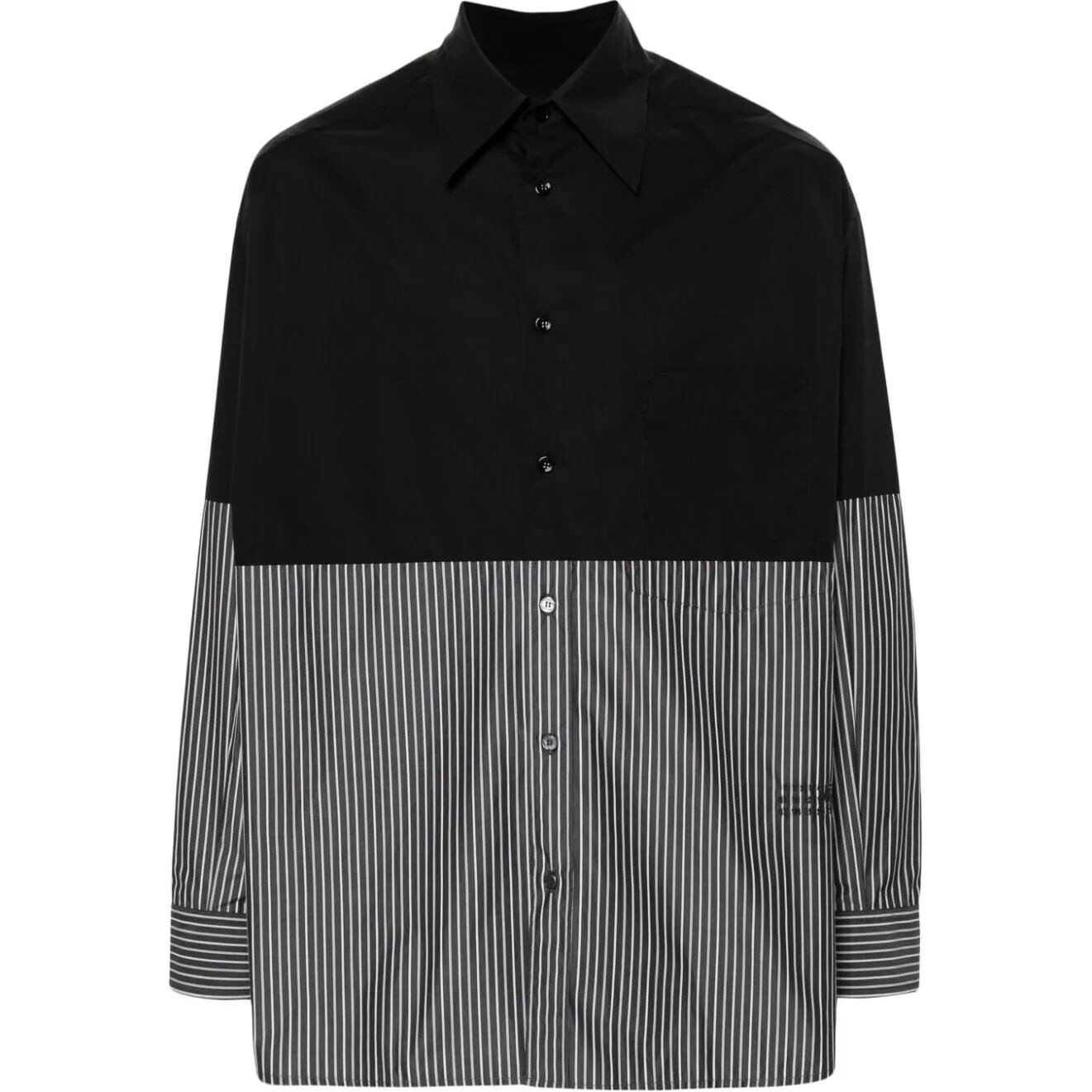 

Рубашка мужская черная Mm6 Maison Margiela, черный
