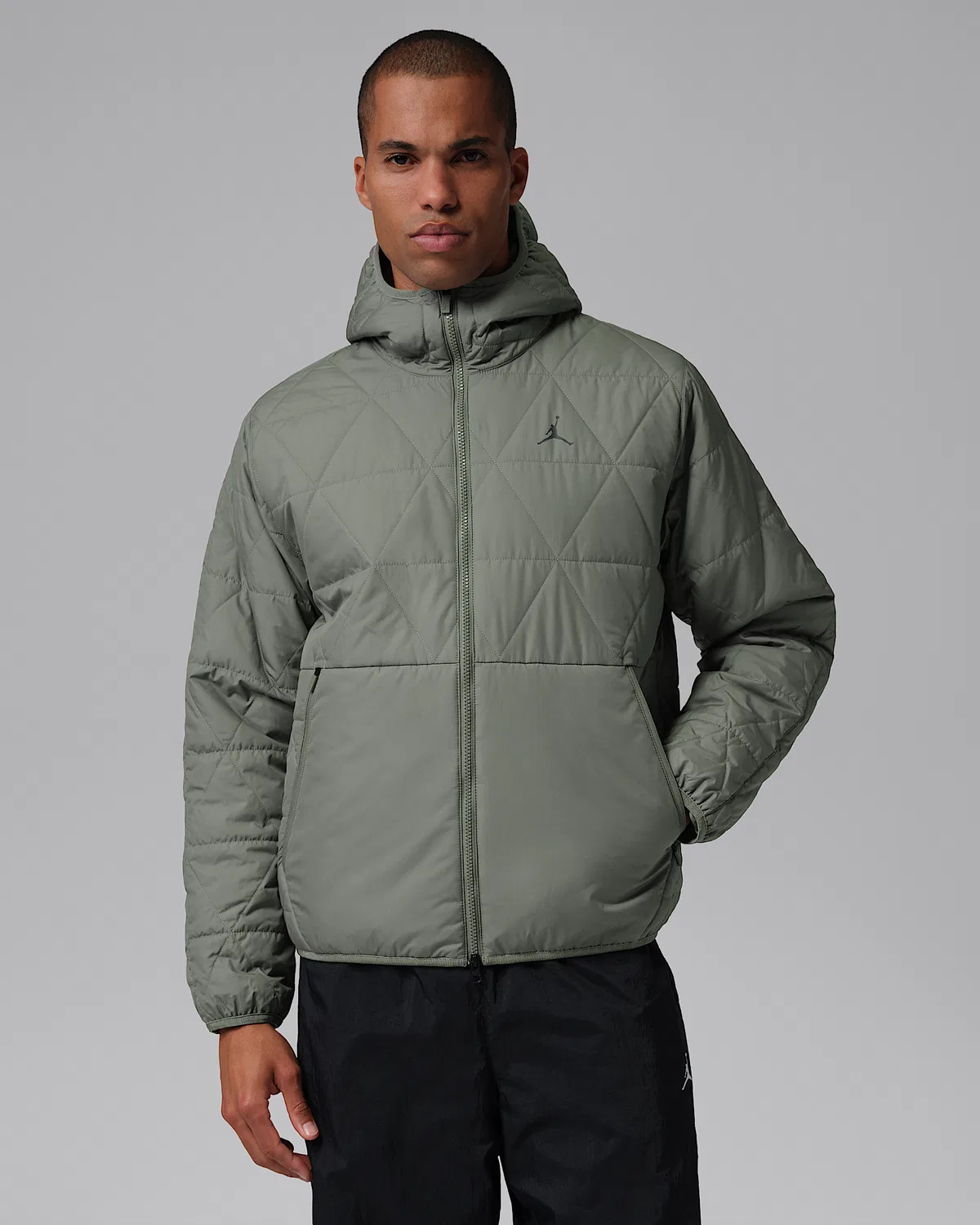 Мужская куртка Therma-FIT Jordan Sport, Vintage Lichen/Dark Shadow