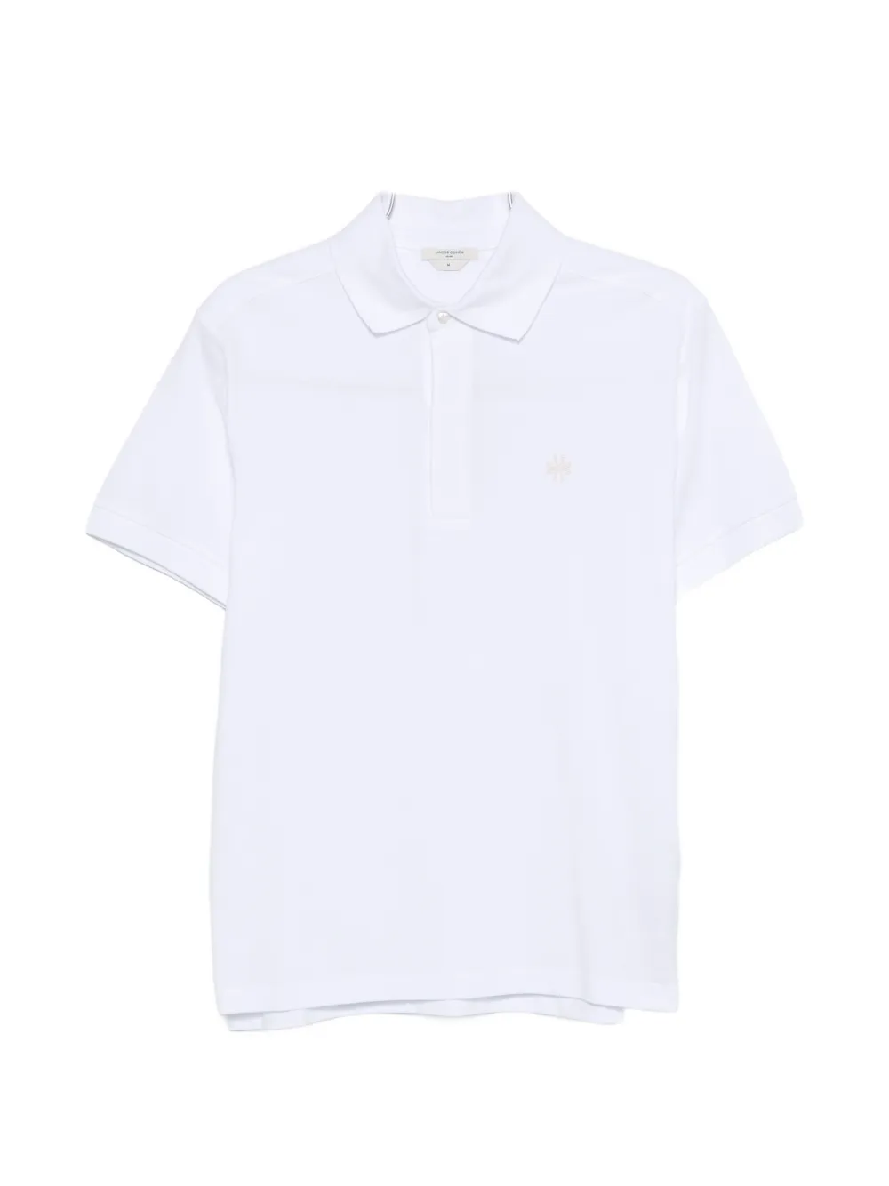 

Поло на пуговицах с логотипом Jacob Cohen, белый