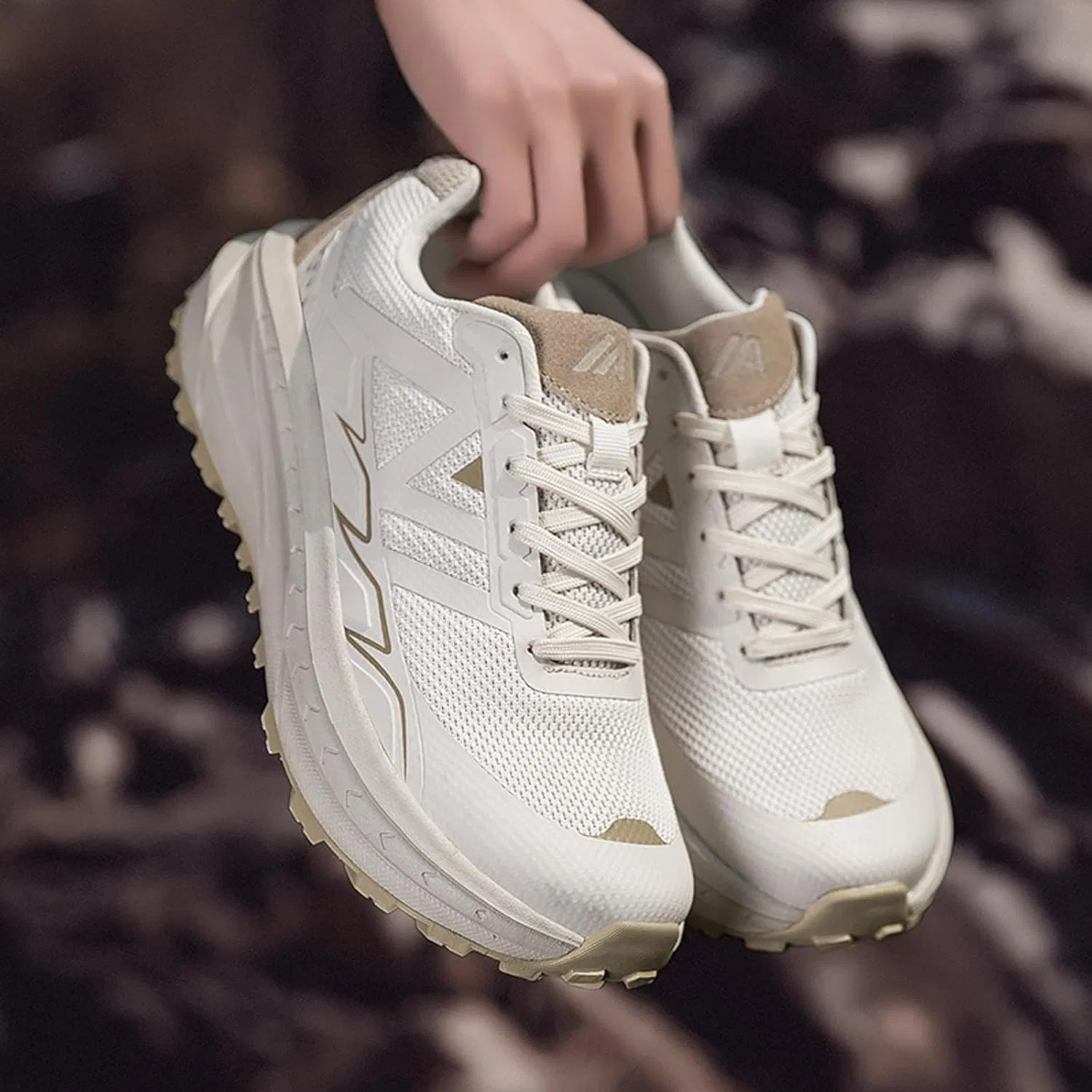 2026 Schuhe Herren Frhjahr Sommer Mode Mesh Schnrung innen erhöhen кроссовки 5 см Bequeme atmungsaktive Laufschuhe Generic, Beige — фото 4