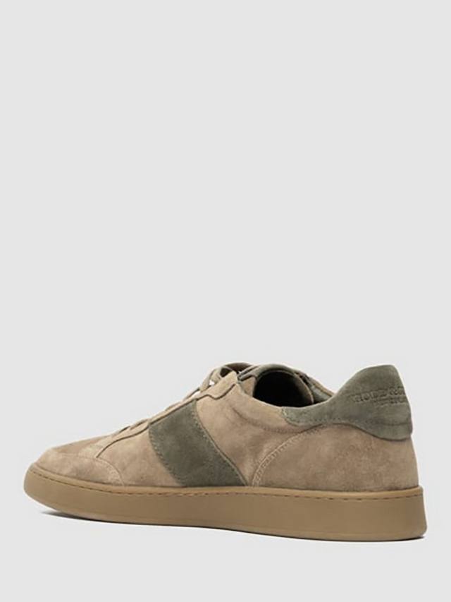Saxon Lace Up замшевые кроссовки Rodd & Gunn, Stone/Olive — фото 4