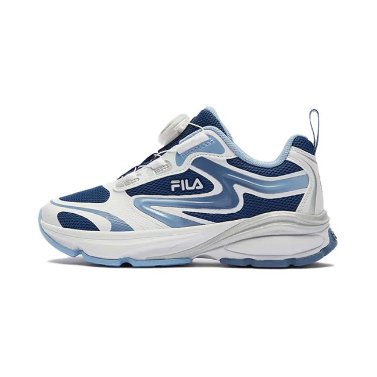

FILA KIDS Детские кроссовки с низким верхом, устойчивые к истиранию, синие, белые, для детей от 3 до 7 лет