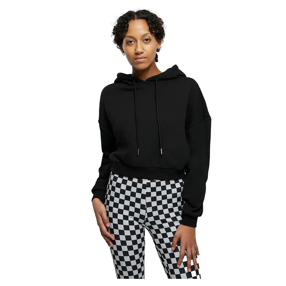 

Худи Urban Classics Cropped Heavy, черный