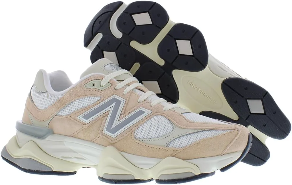 Кроссовки New Balance 9060 для мужчин, розовый/белый — фото 2