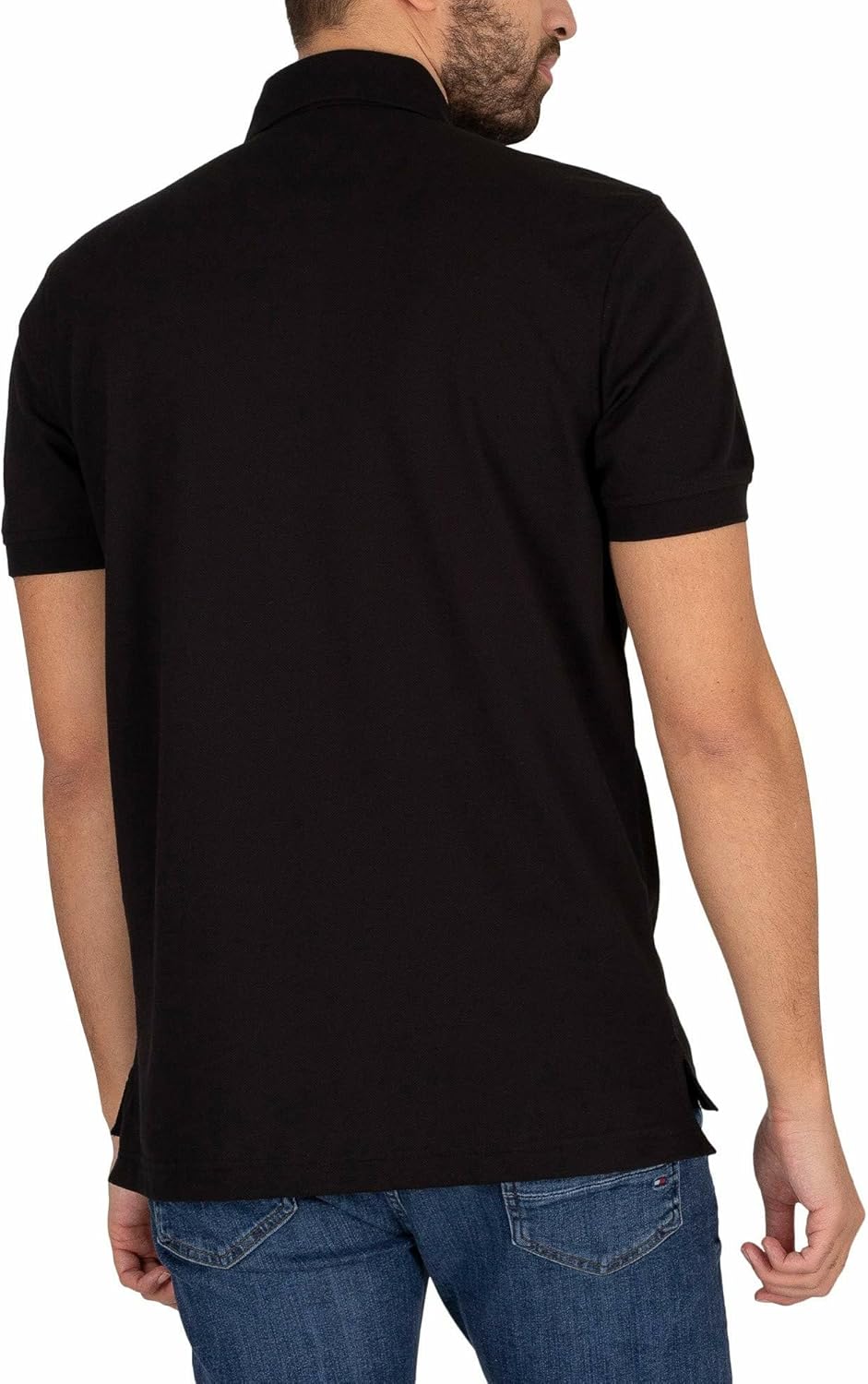 

Мужская рубашка-поло Tommy Hilfiger Stretch Slim Fit Pique, Black, Черный, Мужская рубашка-поло Tommy Hilfiger Stretch Slim Fit Pique, Black