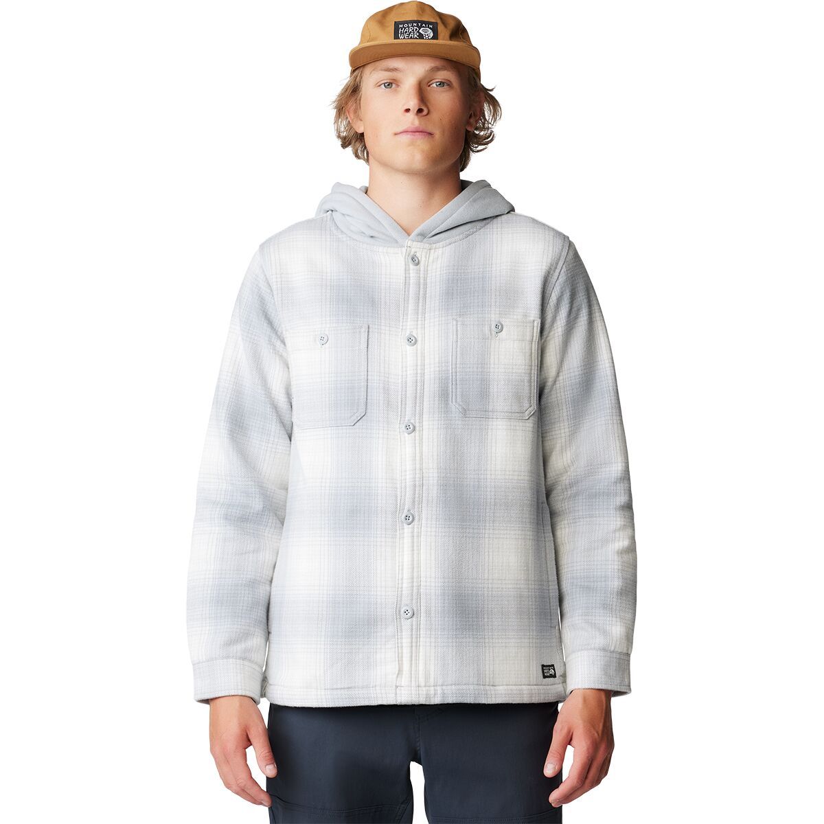 

Плюшеровая рубашка с микрофлисовой подкладкой Mountain Hardwear, цвет glacial ombre buffalo check print