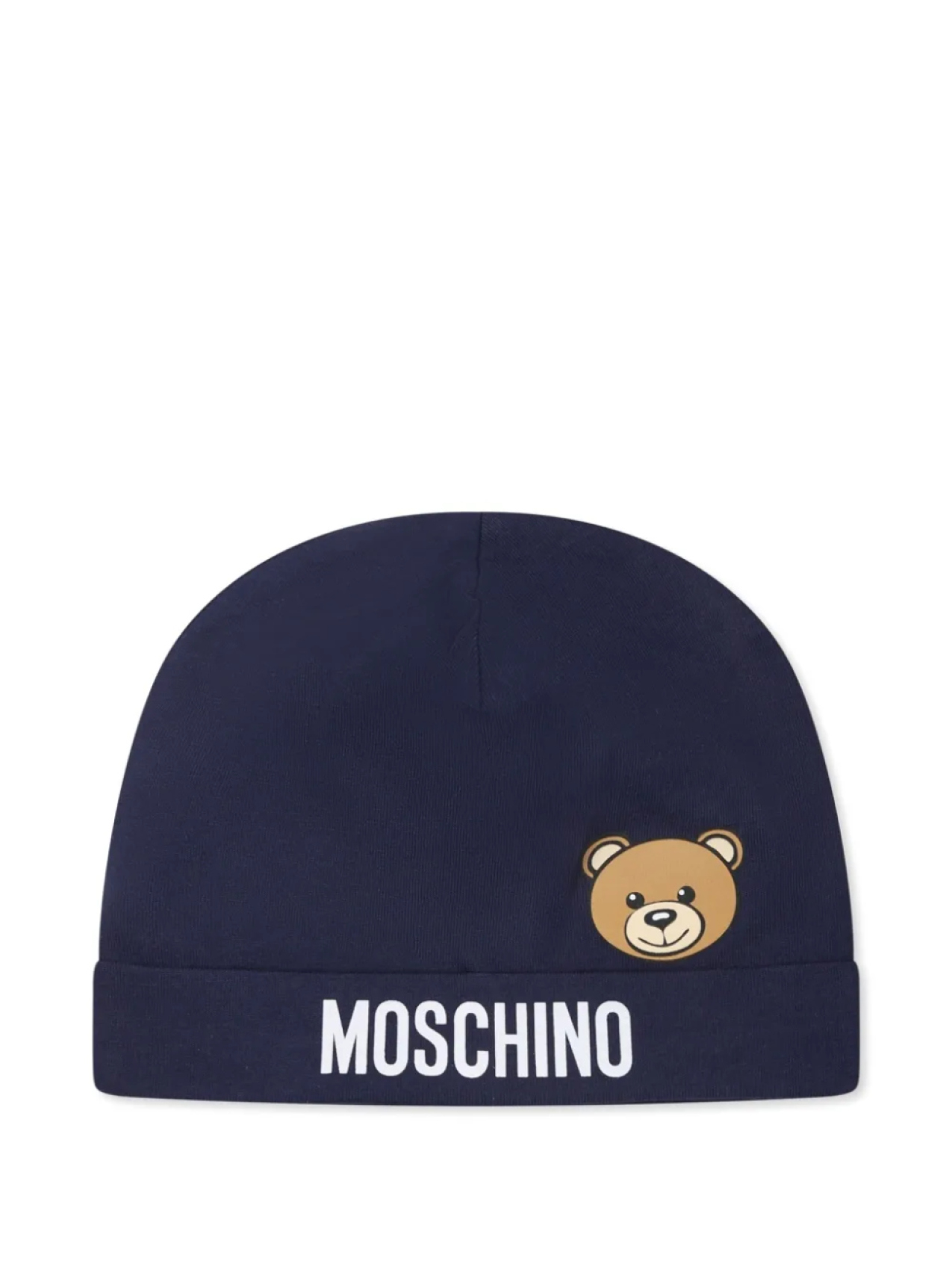 

Moschino Kids Teddy Bear шапка-бини, синий