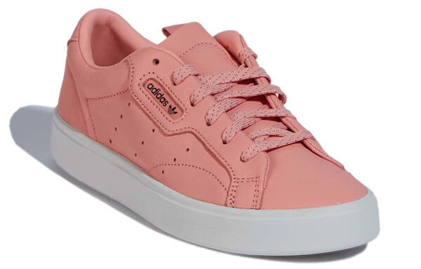 Кроссовки Adidas Originals Sleek Skateboard Shoes Women's Low-Top, розовый — фото 3