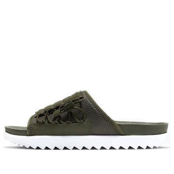Тапочки asuna 'cargo khaki lt cream med olive' Nike, хаки