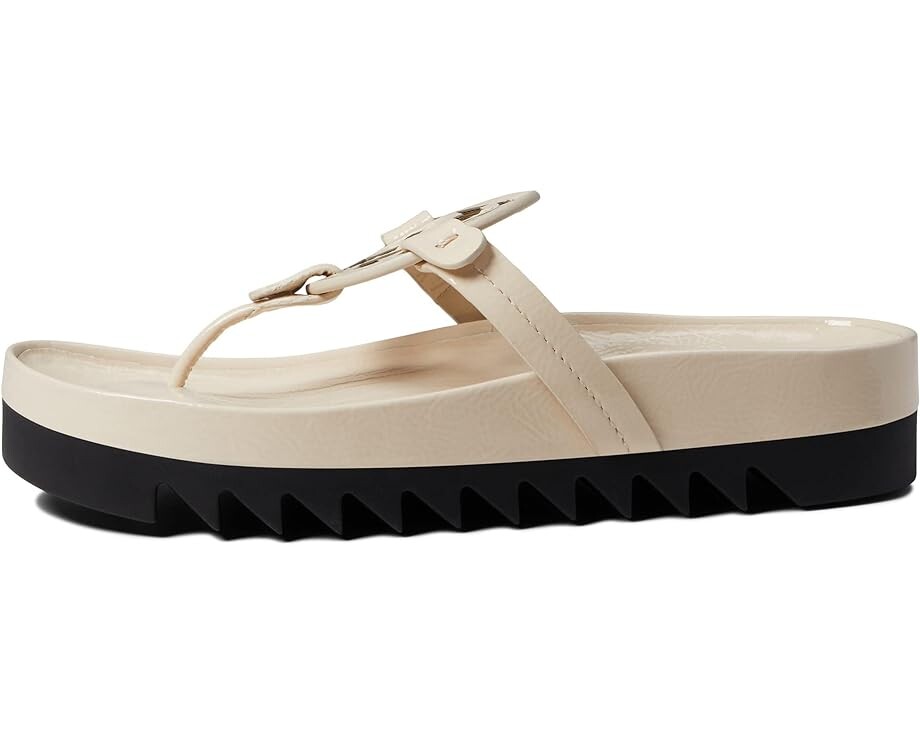 Сандалии Tory Burch Miller Cloud Lug, цвет New Cream/Perfect Black — фото 4