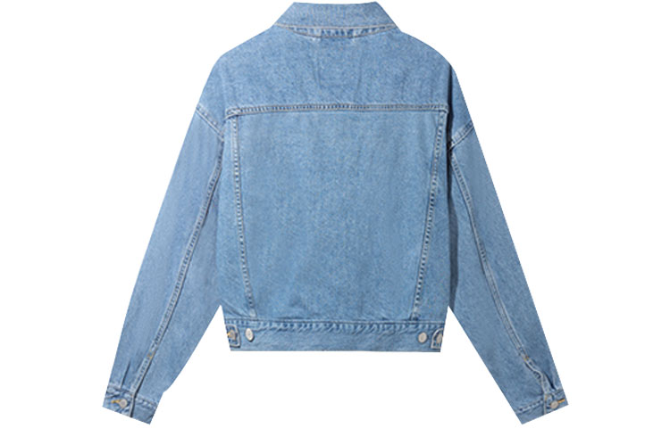 Levis Джинсовая куртка Levi’s FW21 женская синяя, Blue — фото 4