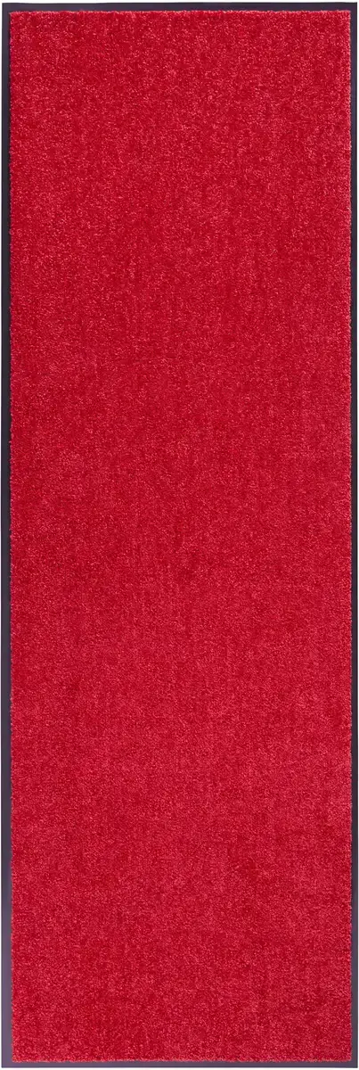 

Мой домашний коврик "Clean & Walk", прямоугольный, моющийся, нескользящий, однотонный, легко чистится, прочный My home 180х60 см, цвет bordeau