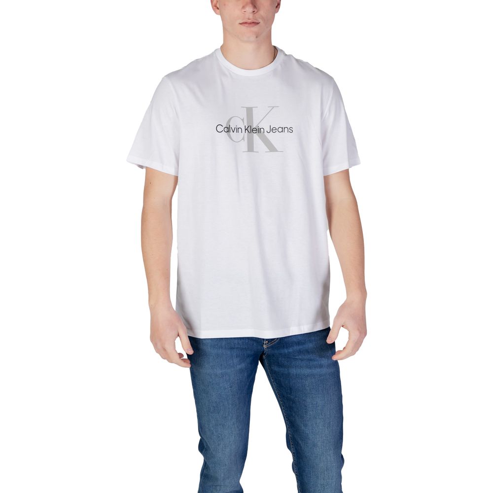 

Белая футболка из органического хлопка Calvin Klein Jeans