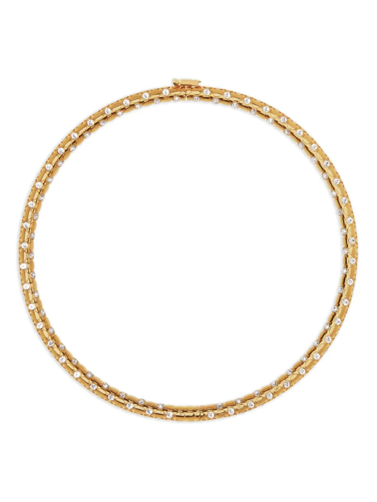 

Ожерелье Versace, украшенное кристаллами, золотой