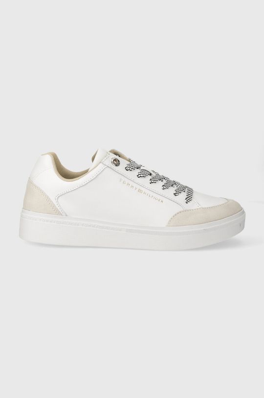 

Кожаные кроссовки SEASONAL COURT SNEAKER Tommy Hilfiger, белый