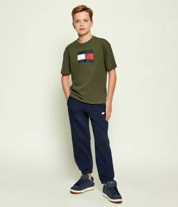 Футболка regular fit Tommy Hilfiger, оливково-зеленый — фото 2