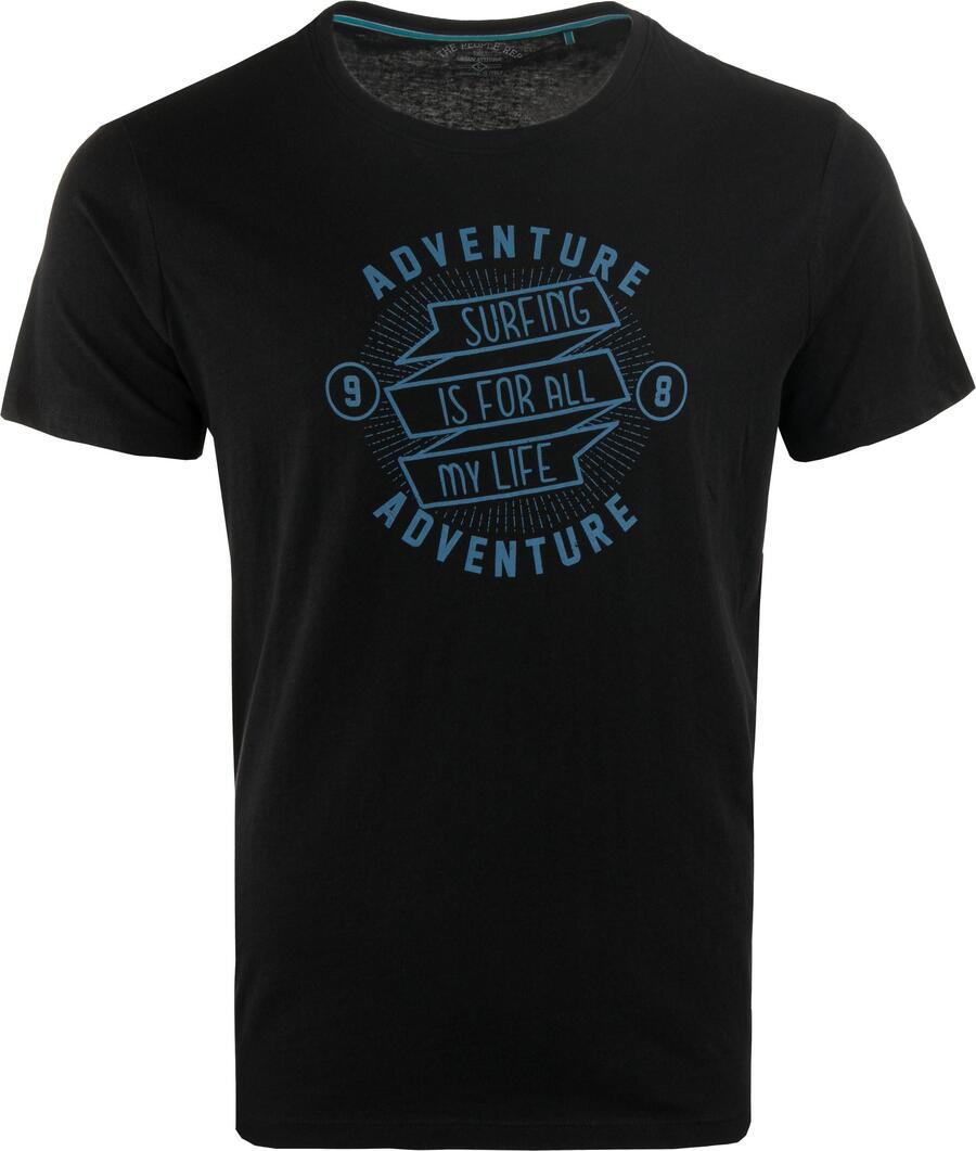 

THE RUNNING REPUBLIC Черная мужская футболка Midori — стиль и комфорт