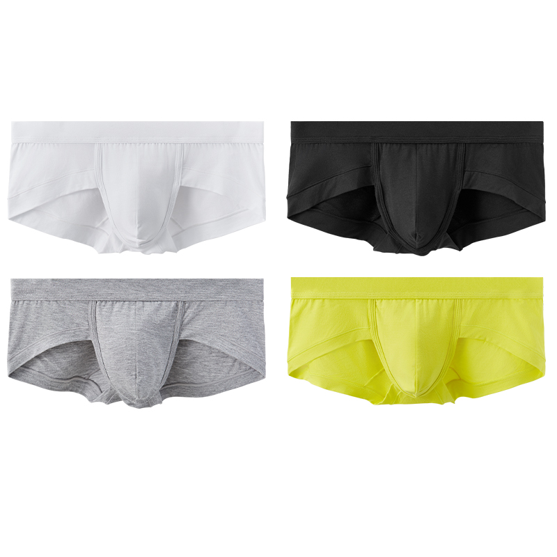 

Комплект мужских трусов ZEROIN, 2 штуки серый+черный