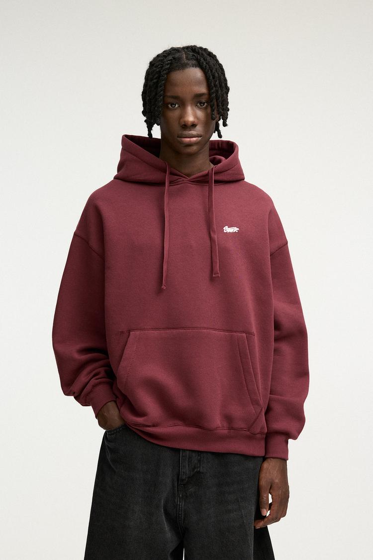 

Толстовка Stwd Pull And Bear, бордовый