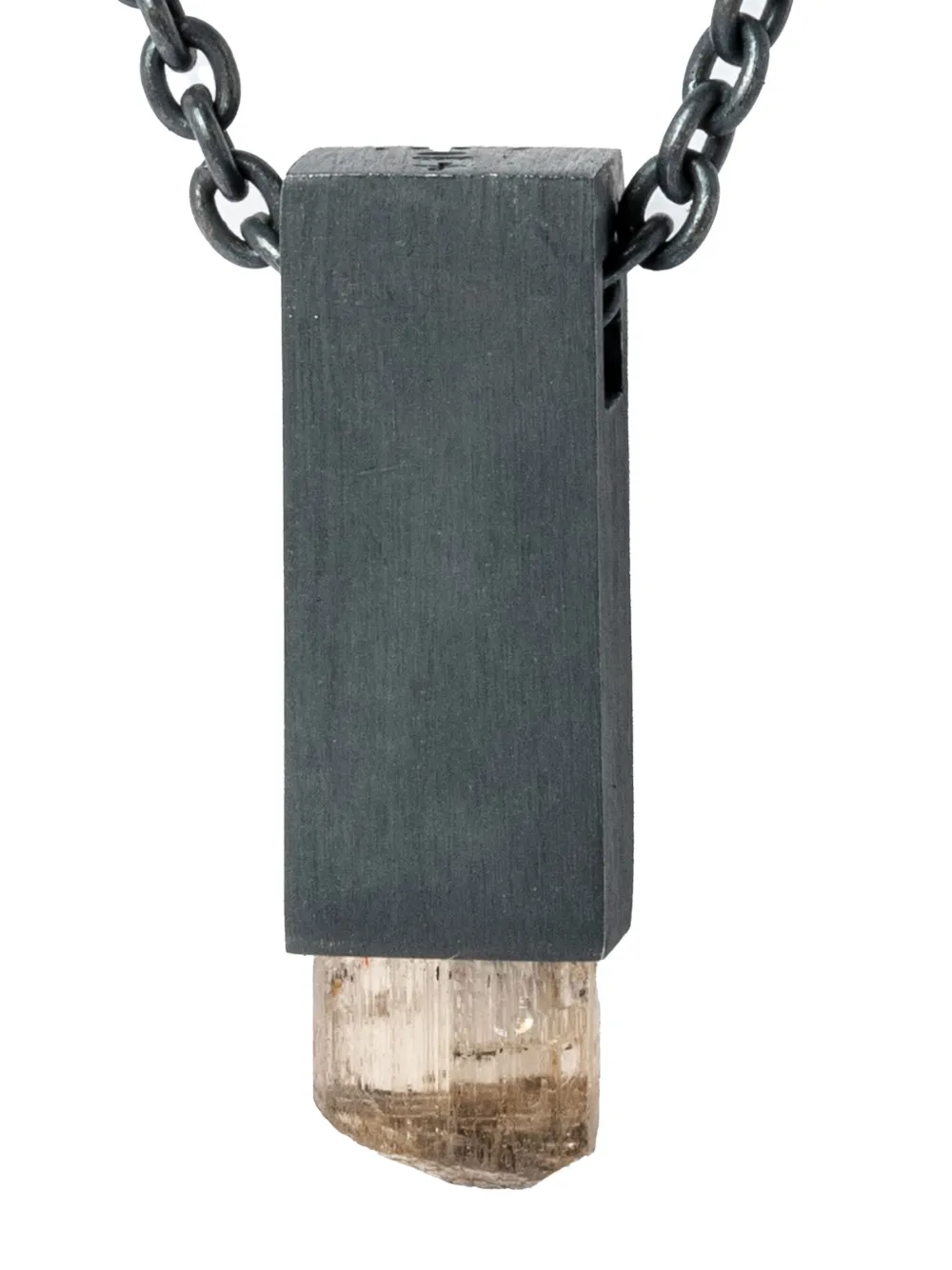 

Серебряное колье Talisman Cuboid Parts of Four, черный