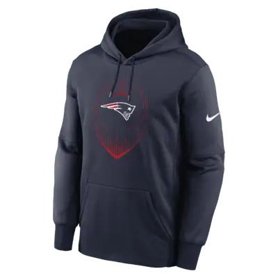 

Худи Nike New England Patriots Icon Men’s Therma NFL Pullover Hoodie, темно-синий