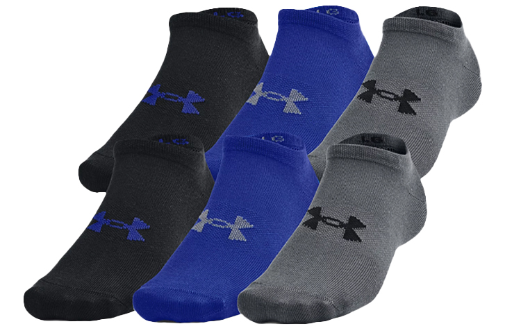 

Мужские носки Under Armour, 6 pack (черный, синий, серый)