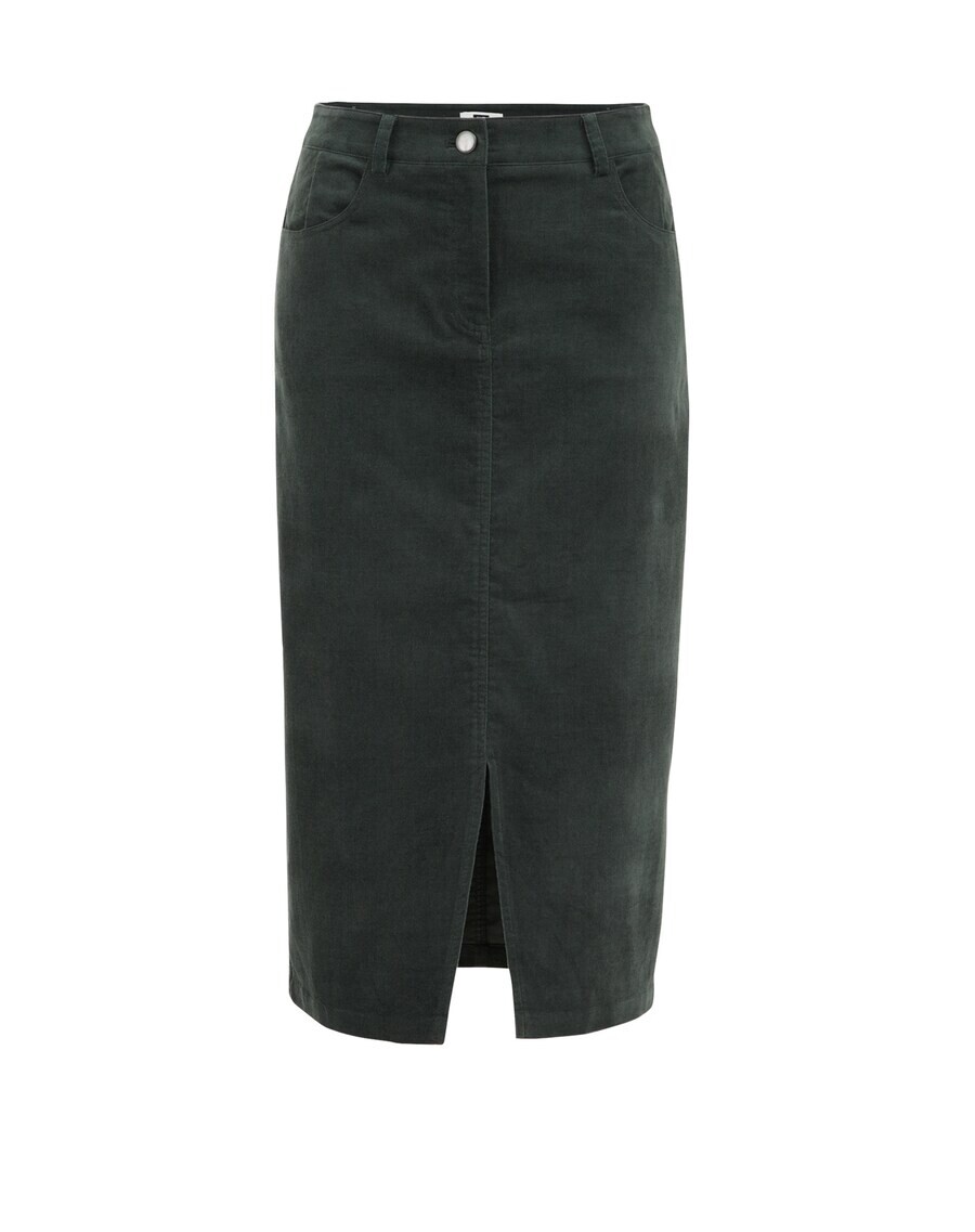 

Юбка миди WE Fashion Skirt, зеленый