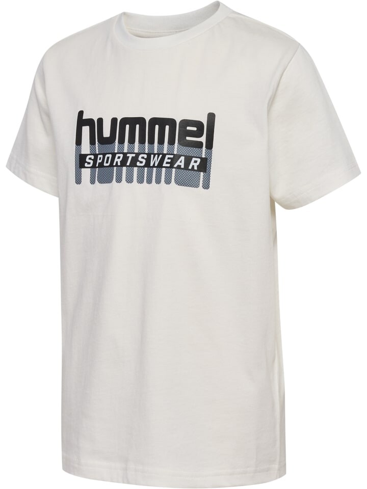 Футболка Hummel T-Shirt S/S Hmltukas Kinder, цвет MARSHMALLOW — фото 4