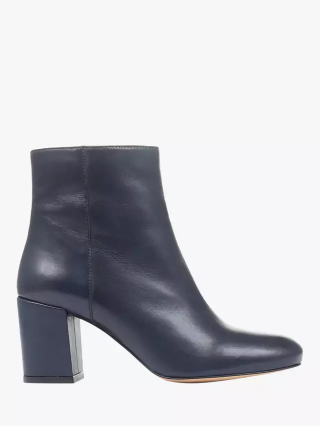 Ботильоны Jones Bootmaker Neptune 3 Leather Heeled, темно-синий