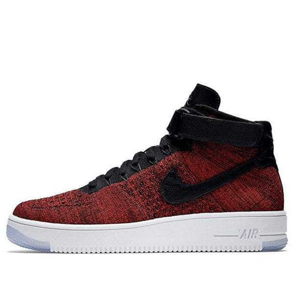 

Кроссовки air force 1 mid ultra flyknit Nike, красный