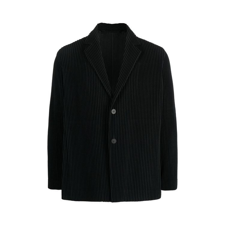 

Блейзер Homme Plissé Issey Miyake Basic Pleated Blazer Black, черный