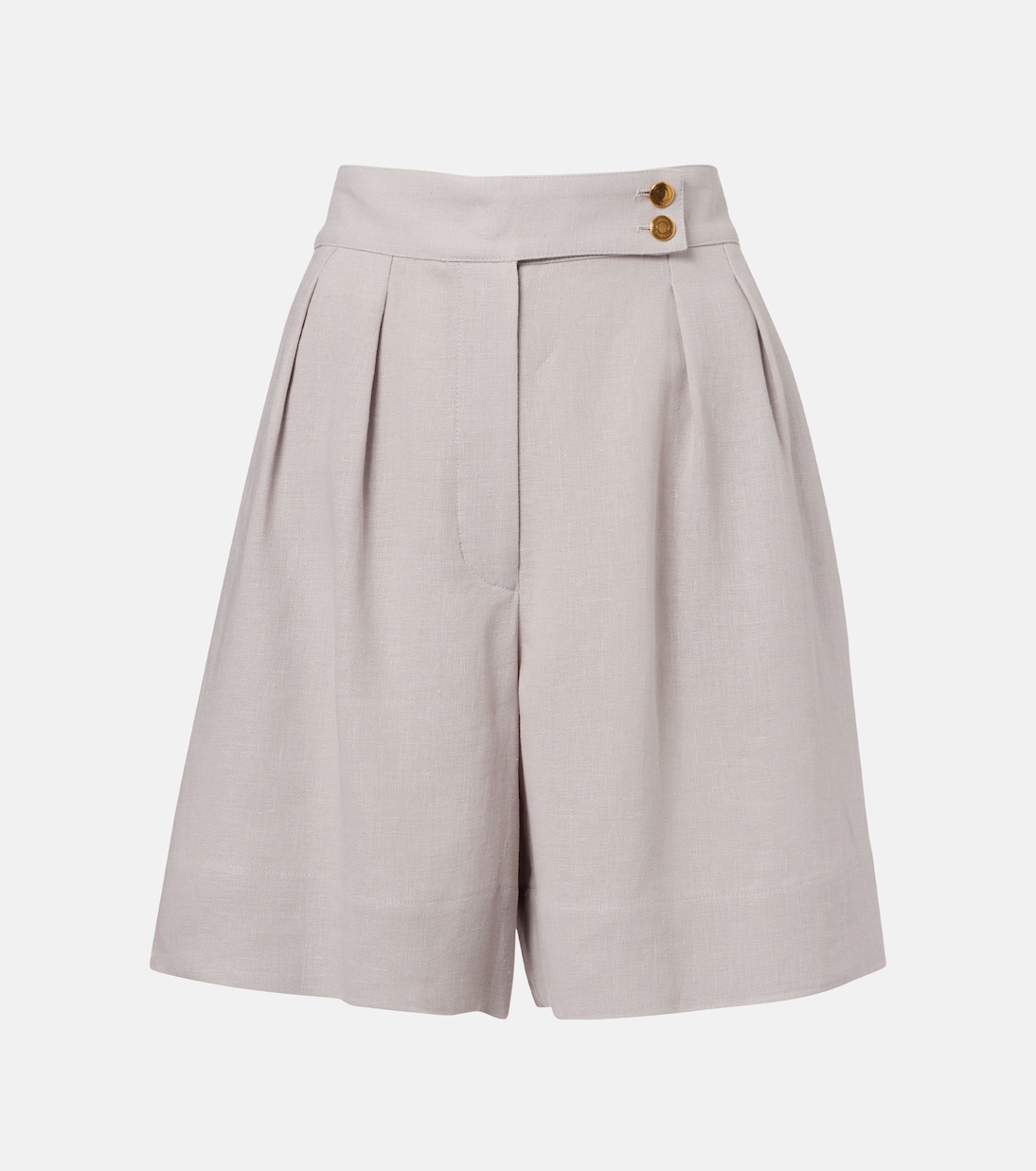 

Дорин льняные креповые бермуды Loro Piana, Graysh Lavender