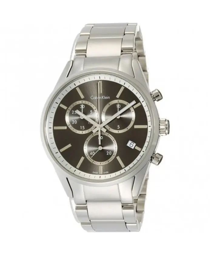 

Кварцевые женские часы – формальность Calvin Klein, серый