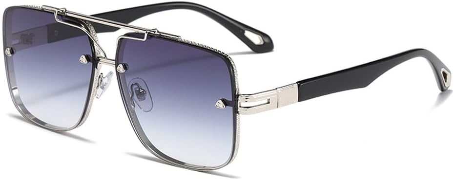 

Винтажные солнцезащитные очки для женщин, модный тренд, солнцезащитные очки для мужчин, очки для вождения, женские очки с защитой от УФ-излучения UV400 HVTVTLA, Silver