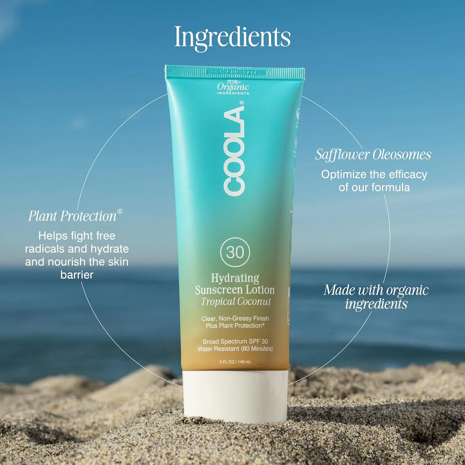 Солнцезащитный лосьон для тела SPF 30 «Tropical Coconut» от COOLA ‎Coola — фото 2