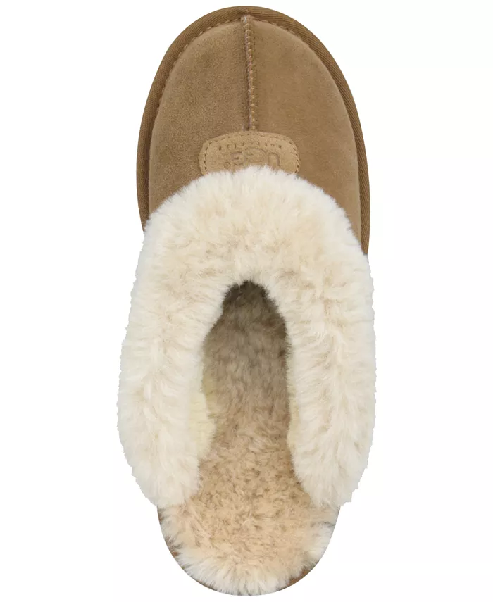 Женские ковровые тапочки Coquette Slip On Slide Ugg, коричневый — фото 3