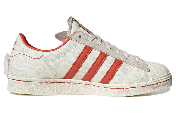Кроссовки оригиналы суперзвезда 80-х x хан мейлин Adidas, белый — фото 2