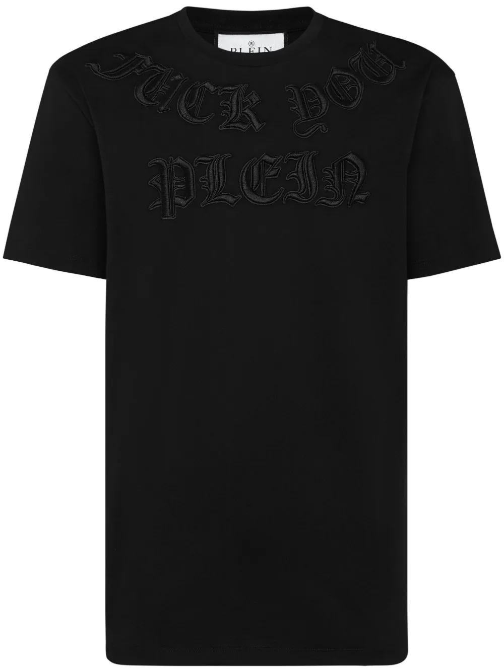 

Футболка с нашивкой-логотипом Gothic Philipp Plein, черный
