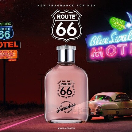 Easy Way Of Life Route 66 Road To Paradise | Eau De Toilette - Woody, More Sensual, More Masculine — фото 2