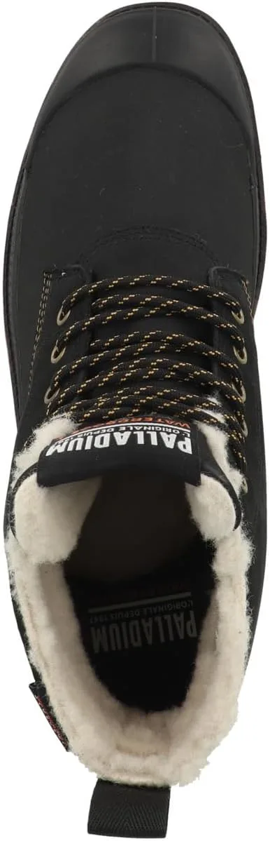 Ботинки Palladium Unisex Pampa Duck Wl WP+ до щиколотки, черный — фото 2