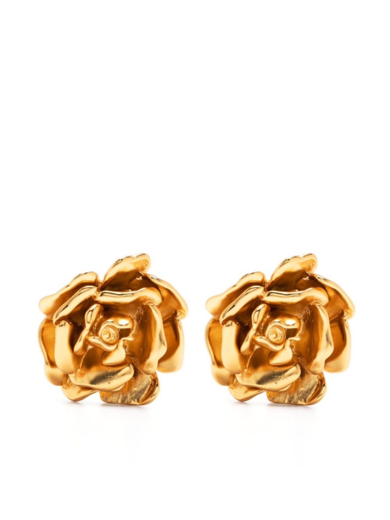 

Blumarine серьги с цветочным декором, золотой