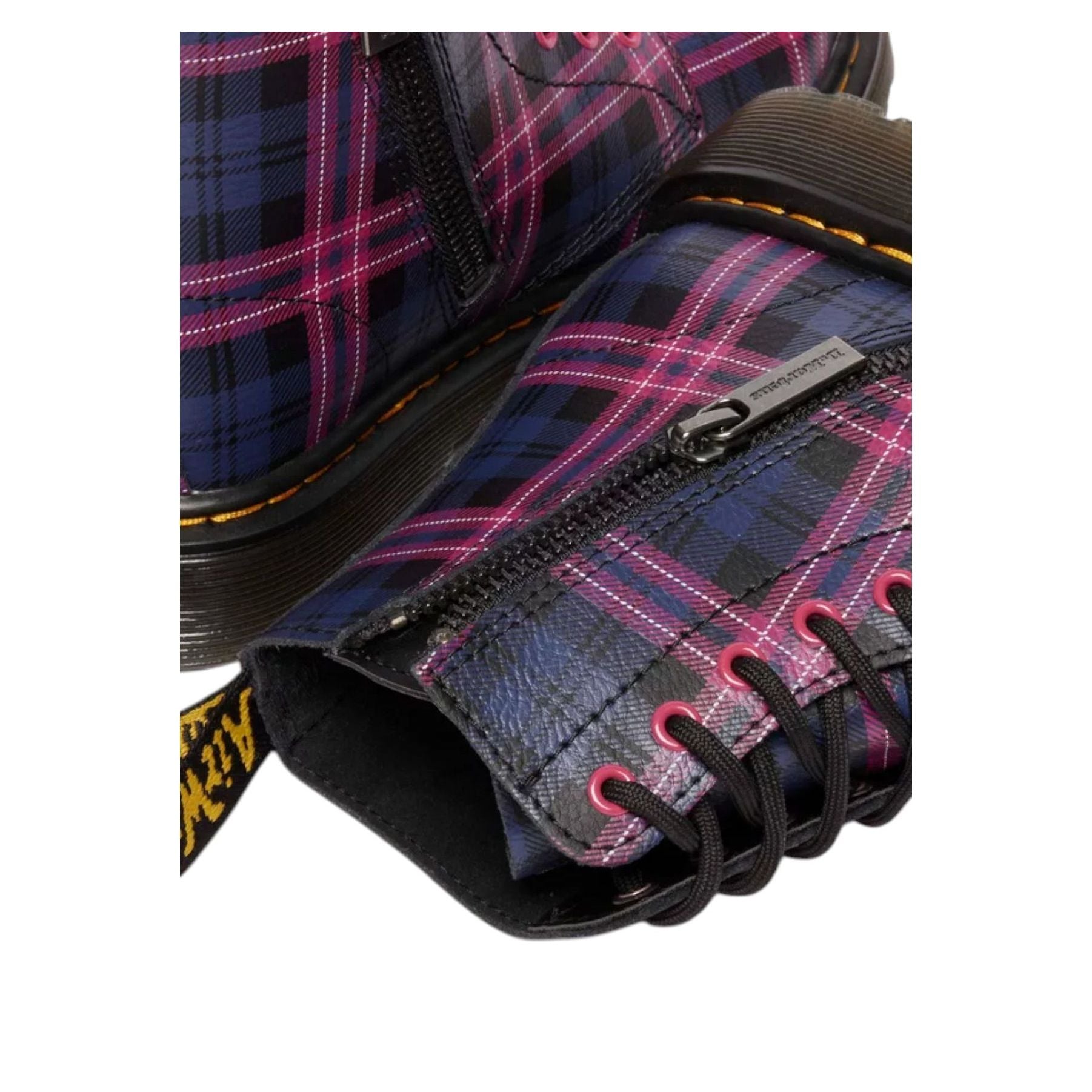 (GS) Детские ботинки Dr. Martens 1460 Pascal, цвет «Черный с разноцветными вставками» — фото 3