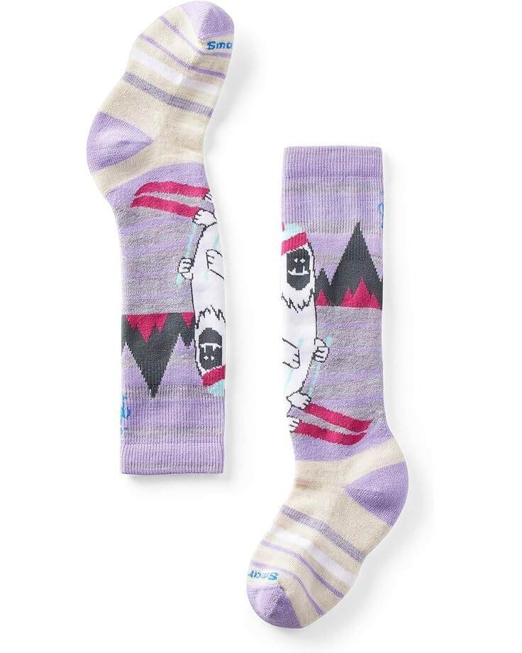

Носки Smartwool Kids Wintersport Full Cushion Yeti Pattern Over-the-Calf Socks, цвет Ultra Violet