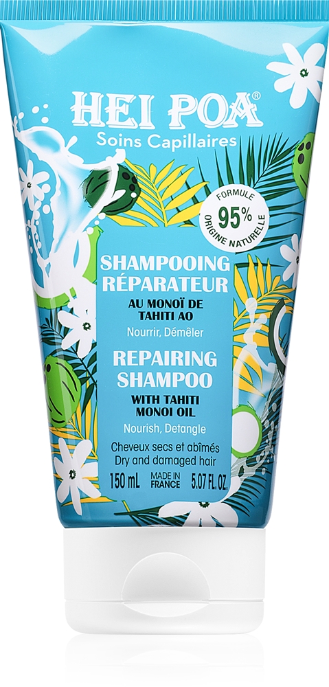 

Шампунь с маслом таитянского монои «Тиара» для сухих и поврежденных волос Hei Poa, 150 мл