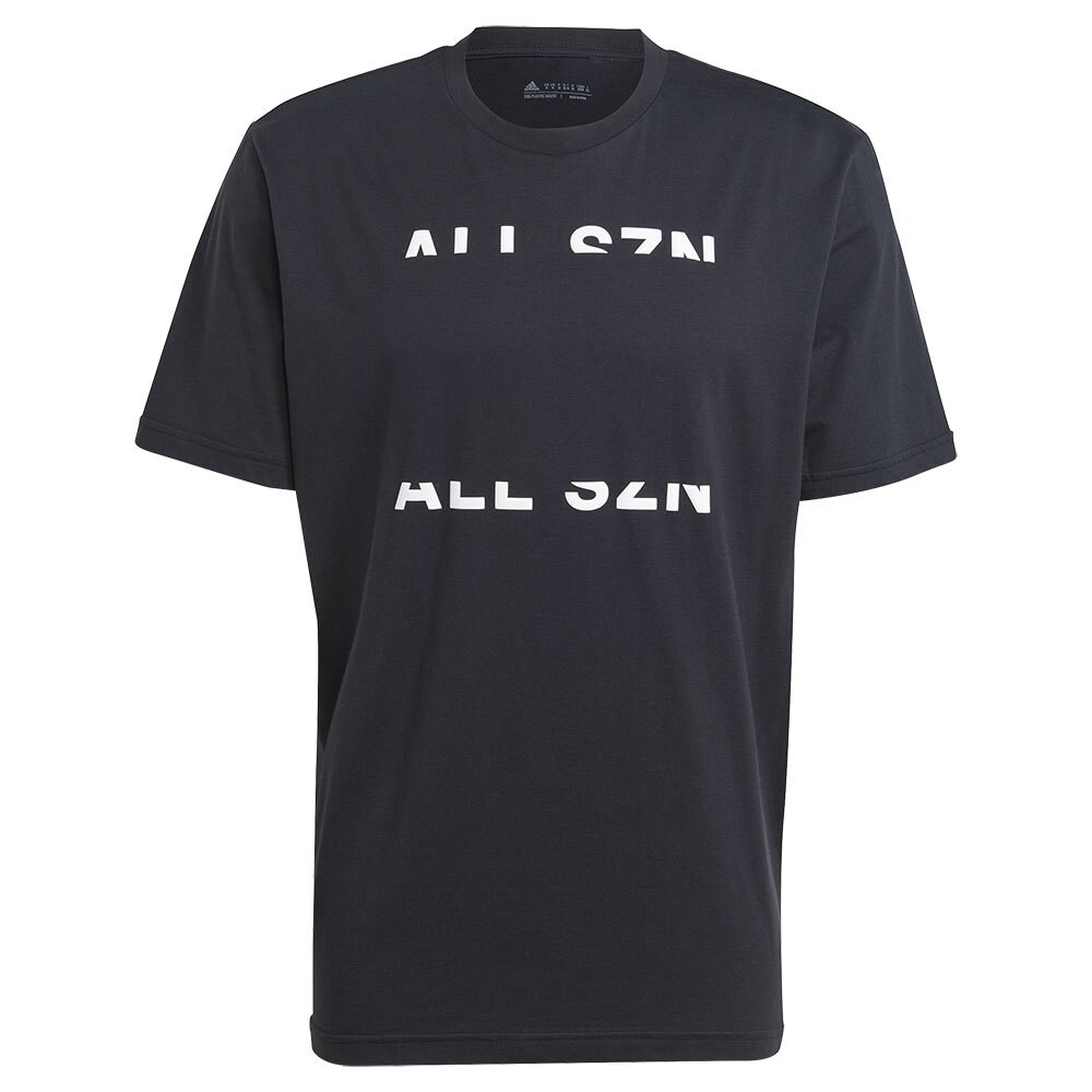 Футболка с коротким рукавом adidas All Szn, черный — фото 3