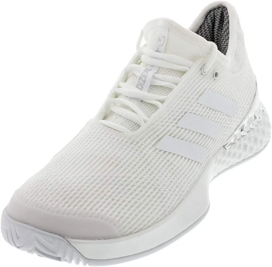Мужские кроссовки Adidas Adizero Ubersonic длиной 3 метра, белый/серебряный