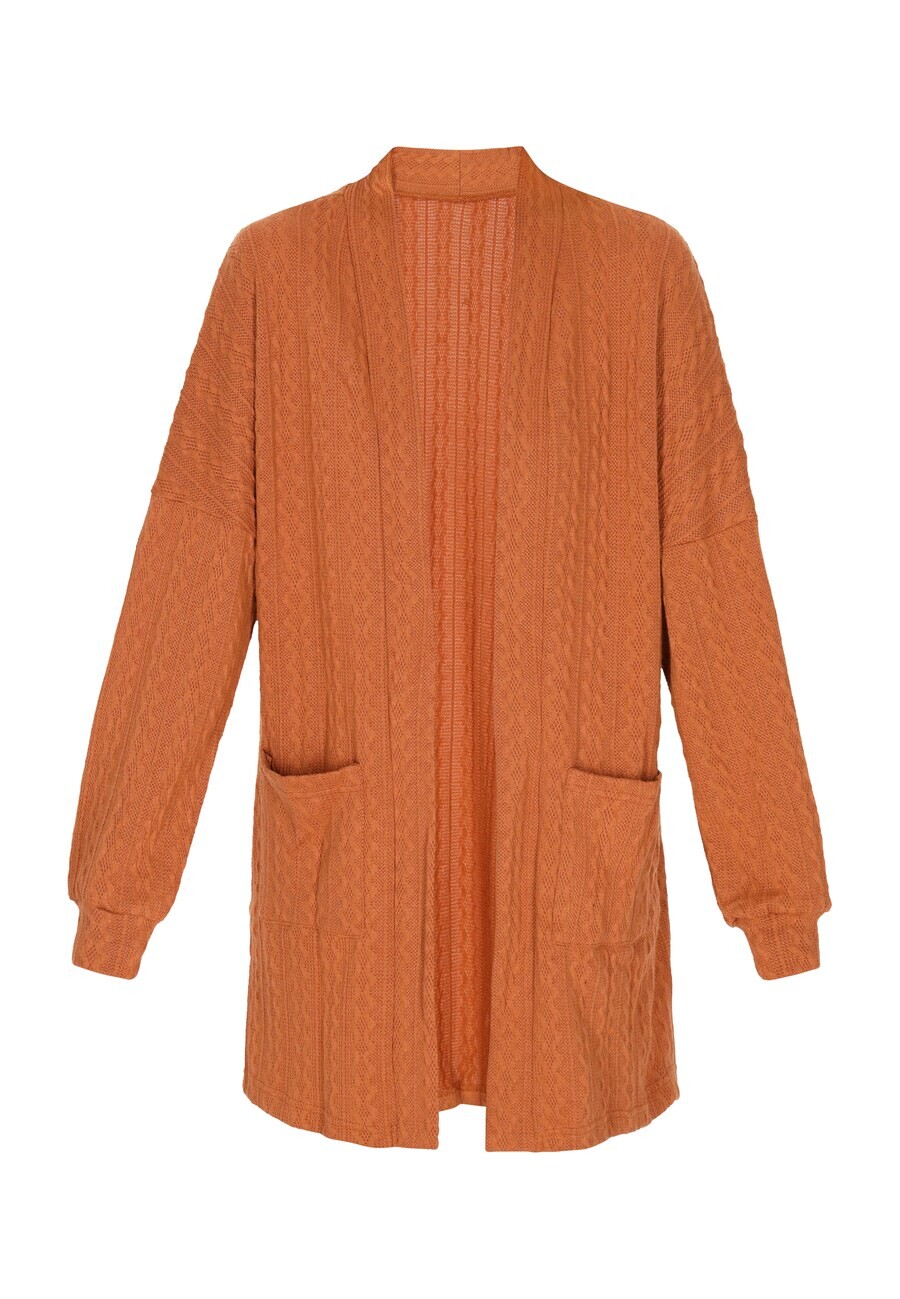 

Вязаный кардиган IZIA Knit Cardigan, коричневый